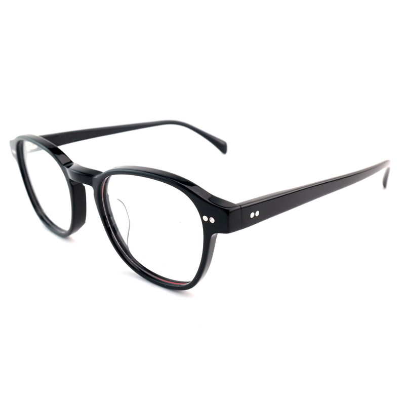 FP2616 Hình quang Acetate hiện đại Unisex Full Rim Round Màu tùy chỉnh