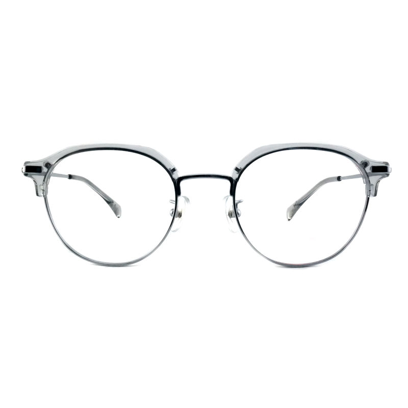 FP2713 Kính kim loại Acetate tròn cũ Kính hạng nhẹ Unisex