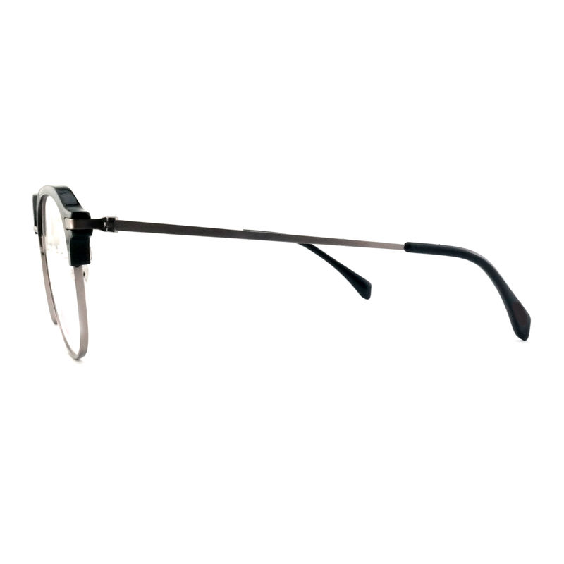 FP2713 Kính kim loại Acetate tròn cũ Kính hạng nhẹ Unisex