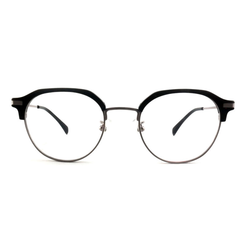 FP2713 Kính kim loại Acetate tròn cũ Kính hạng nhẹ Unisex