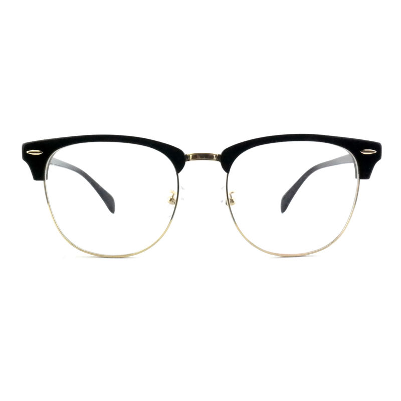 FP2648 Kính kim loại Acetate cổ điển Kính unisex hình vuông