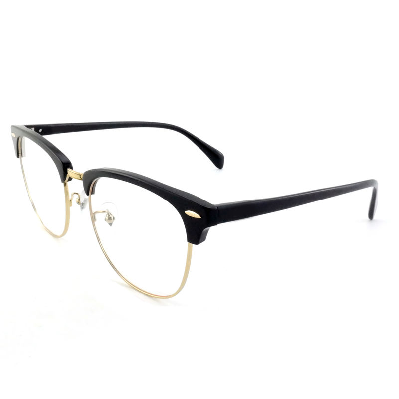 FP2648 Kính kim loại Acetate cổ điển Kính unisex hình vuông