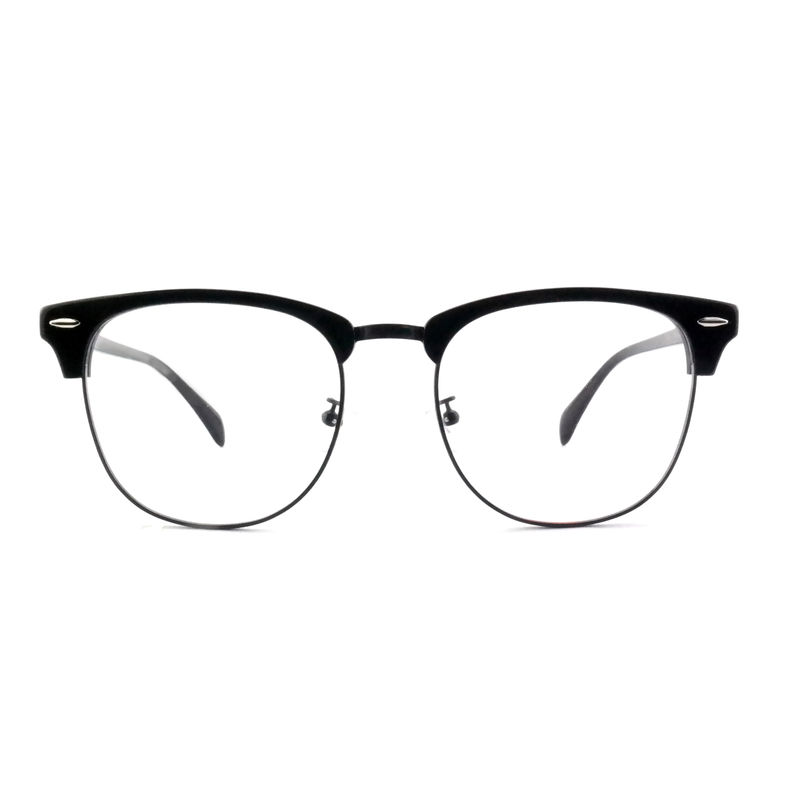 FP2648 Kính kim loại Acetate cổ điển Kính unisex hình vuông