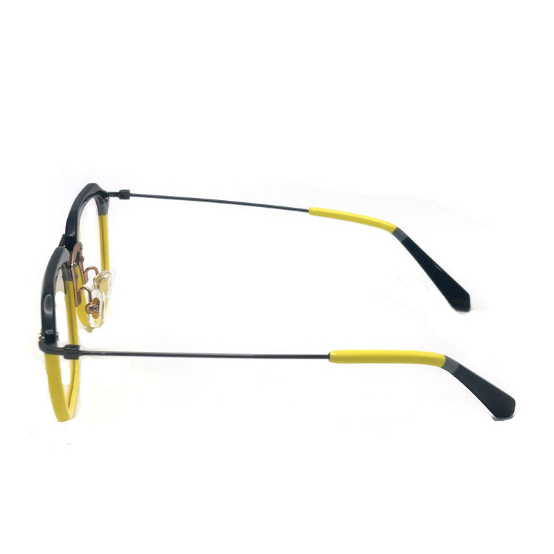 BD124 Khách hàng khung màu Acetate khung kim loại với 142mm Temple Length