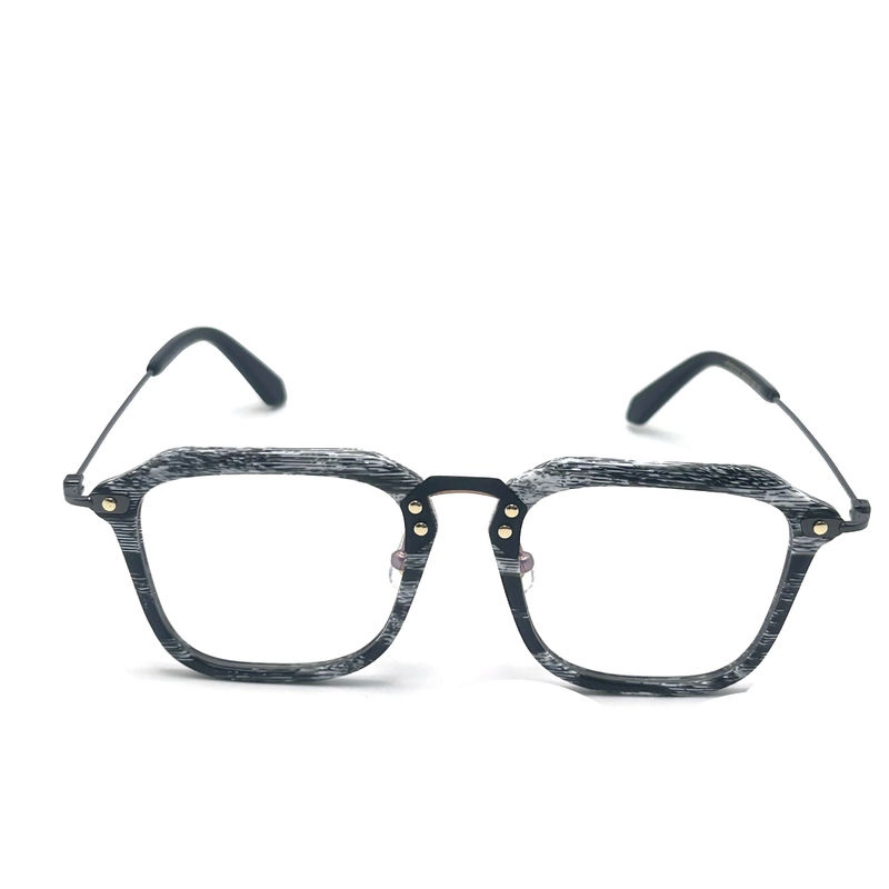 BD124 Khách hàng khung màu Acetate khung kim loại với 142mm Temple Length