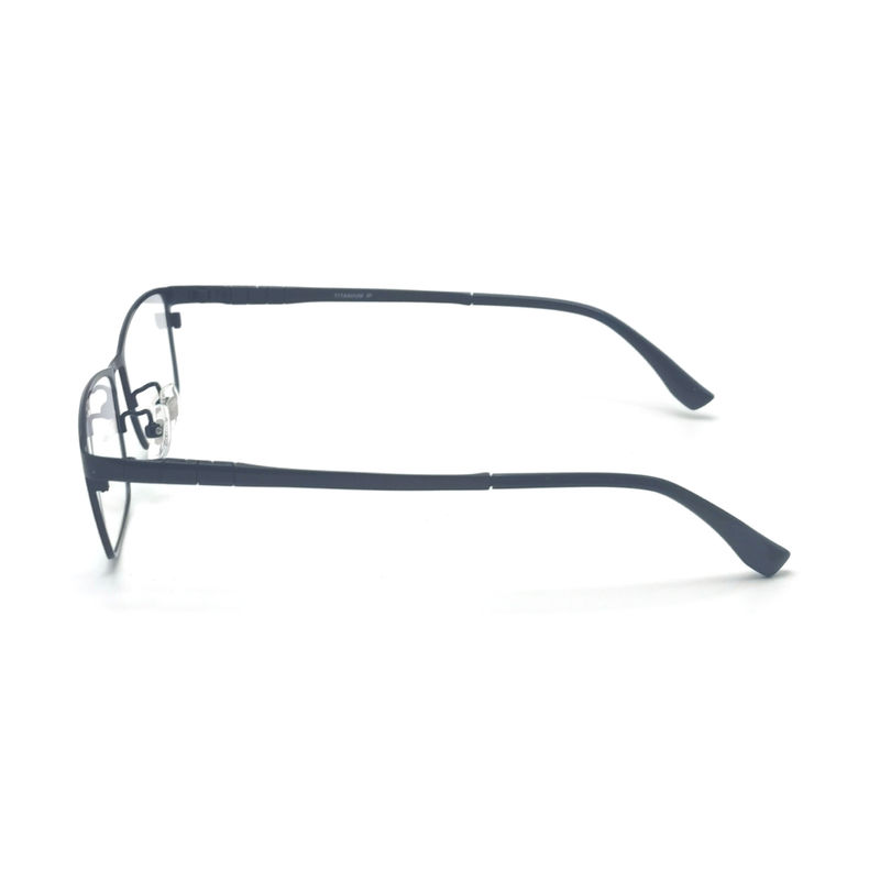 TD061 Khung Titanium thanh lịch cho kính mắt với hình mắt bán vòm và thiết kế hình chữ nhật