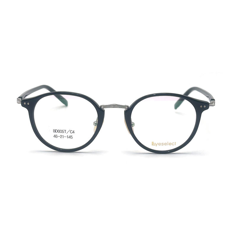 BD018T Khung kim loại Acetate tùy chỉnh theo phong cách cổ điển với màu sắc tùy chỉnh