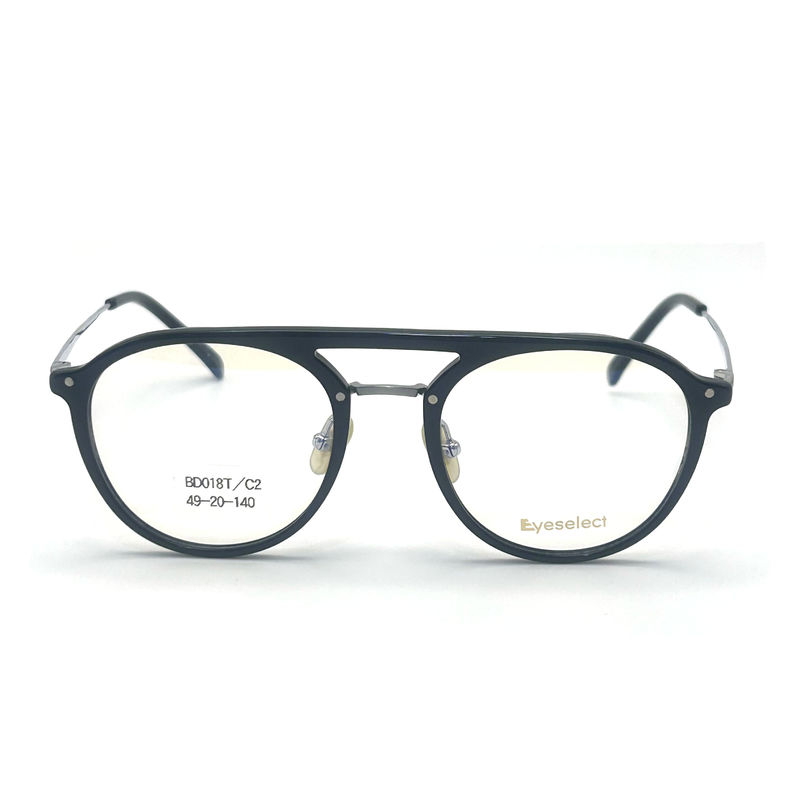 BD018T Khung kim loại Acetate tùy chỉnh theo phong cách cổ điển với màu sắc tùy chỉnh