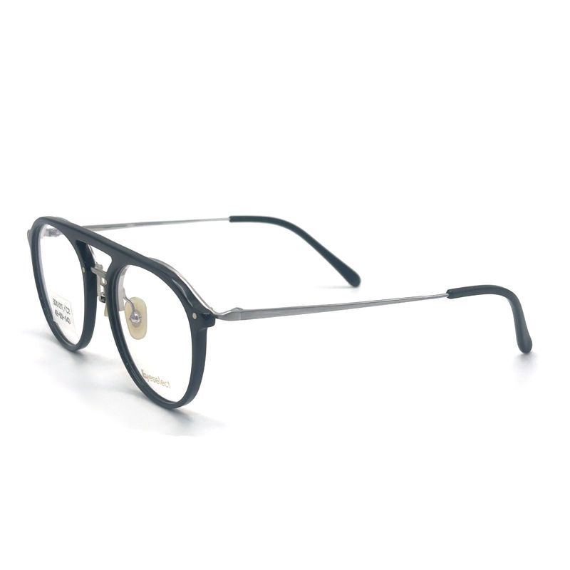 BD018T Khung kim loại Acetate tùy chỉnh theo phong cách cổ điển với màu sắc tùy chỉnh