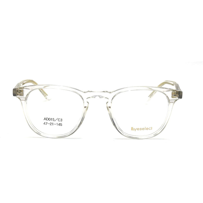 AD015 khung quang acetate tròn với các tính năng tùy chỉnh cho thời trang nhìn về phía trước