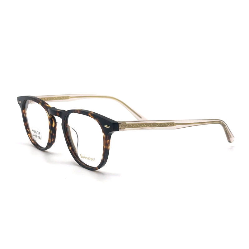 AD015 khung quang acetate tròn với các tính năng tùy chỉnh cho thời trang nhìn về phía trước