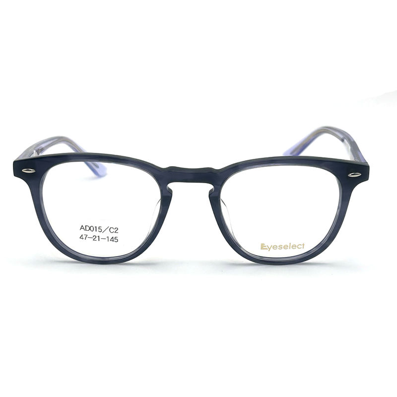 AD015 khung quang acetate tròn với các tính năng tùy chỉnh cho thời trang nhìn về phía trước