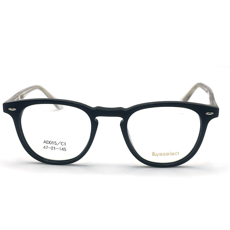AD015 khung quang acetate tròn với các tính năng tùy chỉnh cho thời trang nhìn về phía trước