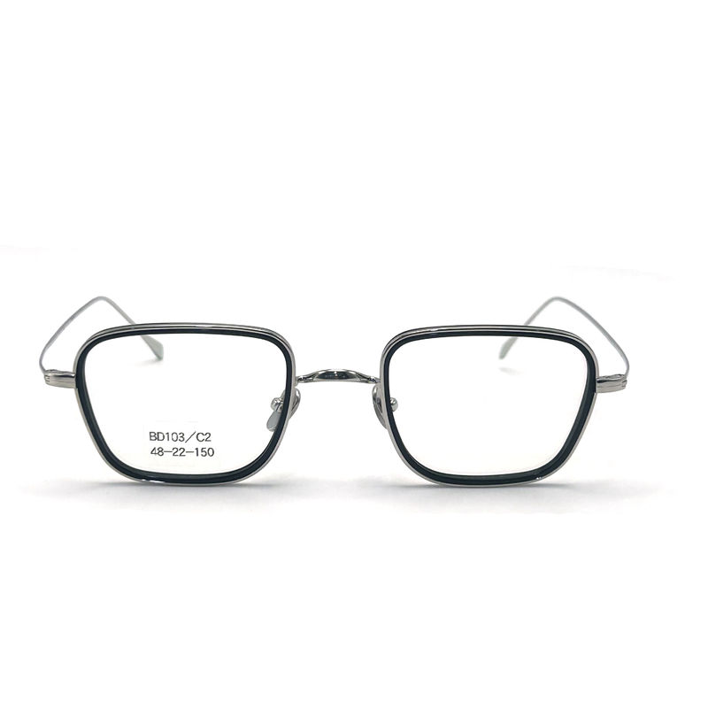 BD103 Khung tùy chỉnh màu sắc hình vuông Acetate khung kim loại - chất lượng cao cấp