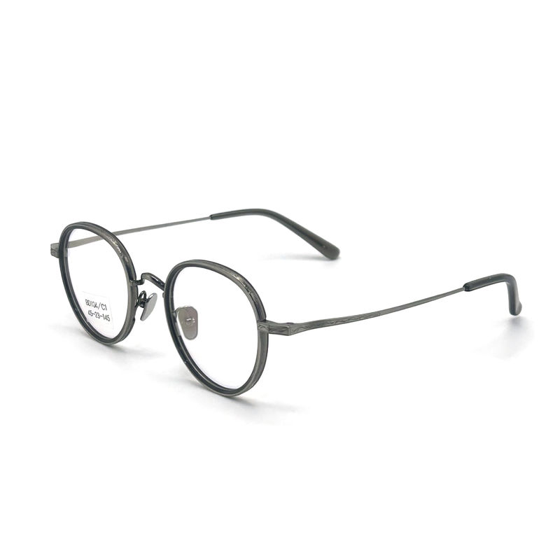 BD104 Vintage-Full-frame Acetate khung kim loại - Style Fashion Frame