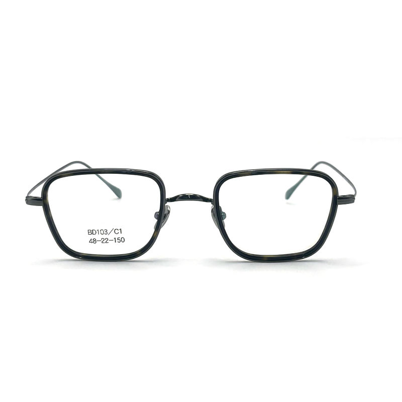 BD103 Khung tùy chỉnh màu sắc hình vuông Acetate khung kim loại - chất lượng cao cấp