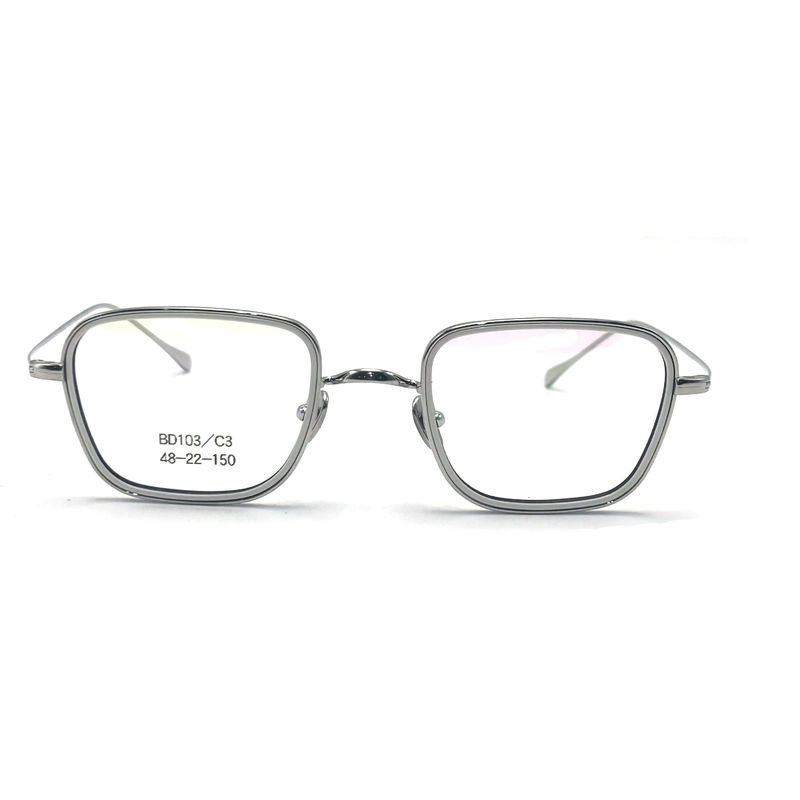 BD103 Khung tùy chỉnh màu sắc hình vuông Acetate khung kim loại - chất lượng cao cấp