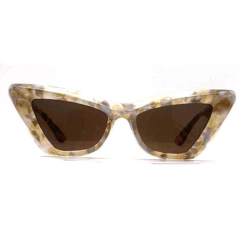 Acetate Sheet Butterfly Eye Shape Acetate Frame Kính mặt trời-mẫu AS076,Mẫu tùy chỉnh / OEM Nhà máy Kính mặt trời