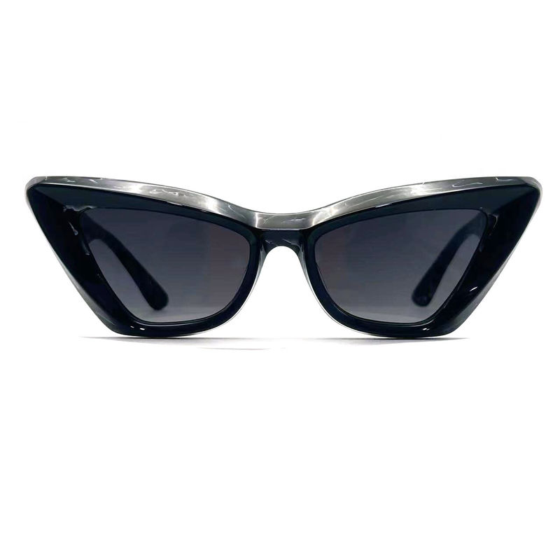 Acetate Sheet Butterfly Eye Shape Acetate Frame Kính mặt trời-mẫu AS076,Mẫu tùy chỉnh / OEM Nhà máy Kính mặt trời