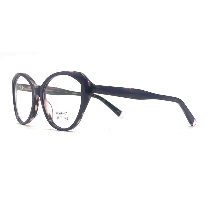 AD208 Phụ nữ Acetate khung quang với sự kết hợp hoàn hảo của phong cách và thoải mái