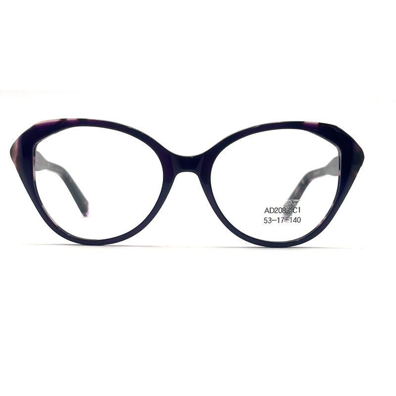 AD208 Phụ nữ Acetate khung quang với sự kết hợp hoàn hảo của phong cách và thoải mái