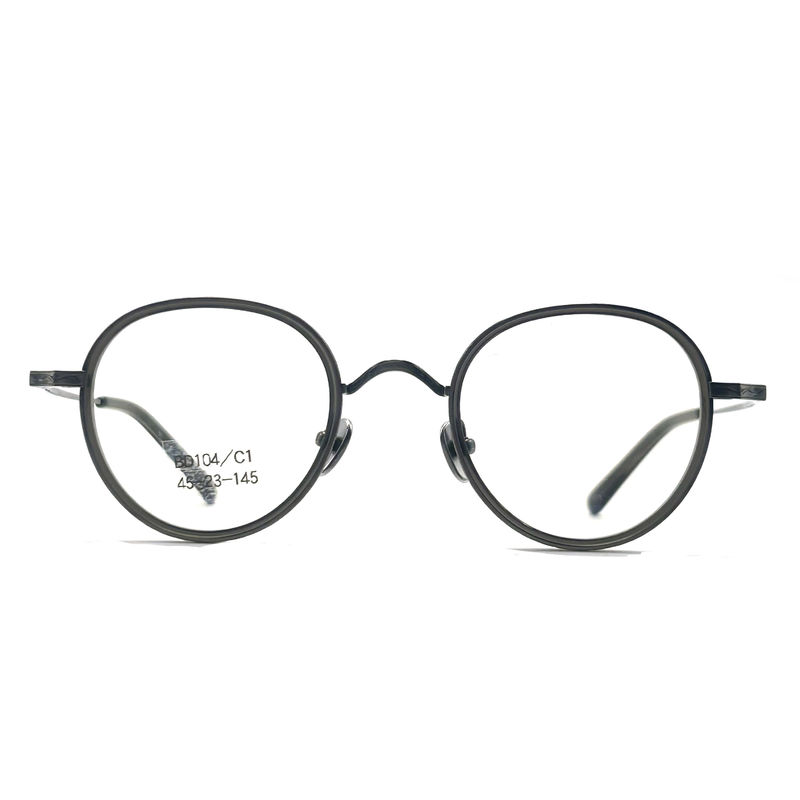 BD104 Vintage-Full-frame Acetate khung kim loại - Style Fashion Frame