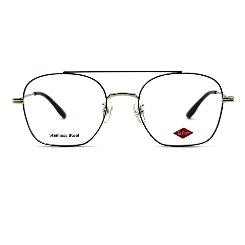 FM7112 Quadrat Unisex Optical Metal Frame Stainless Steel Kích thước 53-20-145