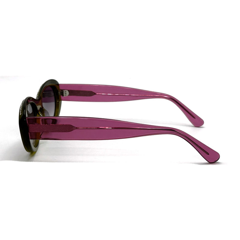Acetate Sheet Frame Women Classic Butterfly Sunglasses với Strass-AS119,ODM / OEM Factory