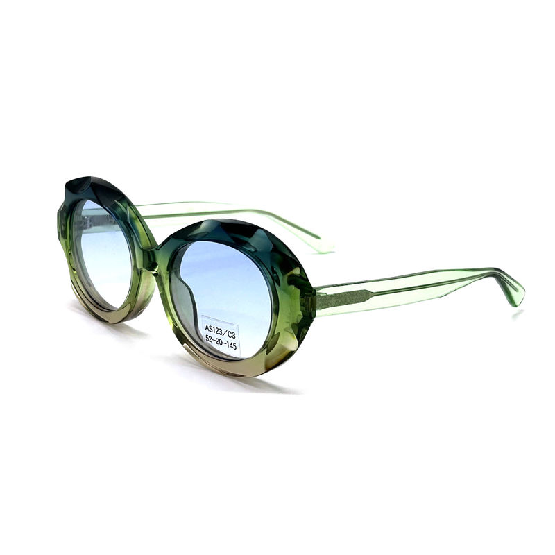 Kính nắng khung acetate với 100% bảo vệ tia UV-AS123, ODM / OEM Nhà máy kính theo yêu cầu của khách hàng