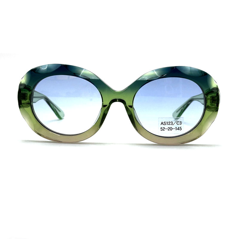 Kính nắng khung acetate với 100% bảo vệ tia UV-AS123, ODM / OEM Nhà máy kính theo yêu cầu của khách hàng