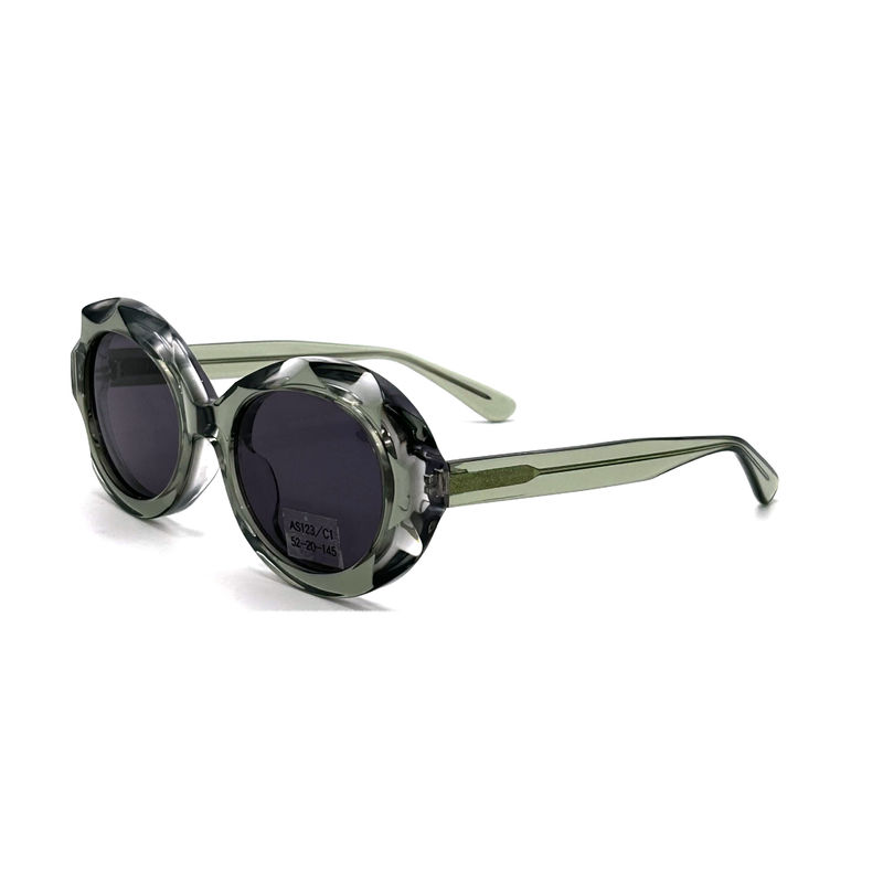 Kính nắng khung acetate với 100% bảo vệ tia UV-AS123, ODM / OEM Nhà máy kính theo yêu cầu của khách hàng