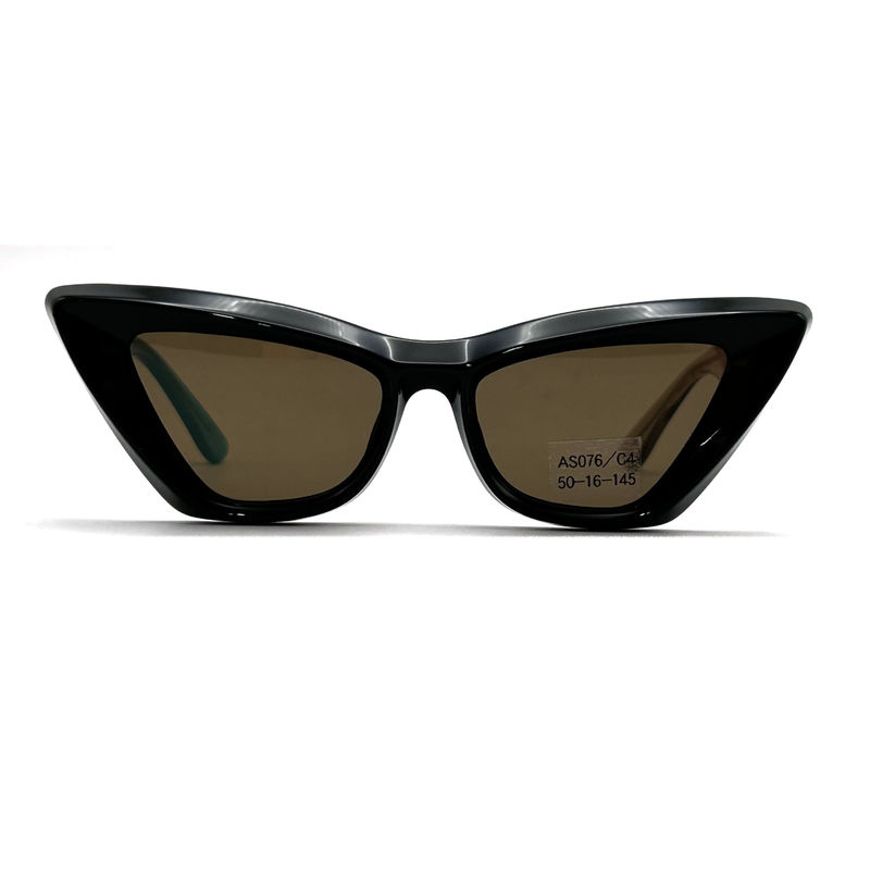 Acetate Sheet Butterfly Eye Shape Acetate Frame Kính mặt trời-mẫu AS076,Mẫu tùy chỉnh / OEM Nhà máy Kính mặt trời