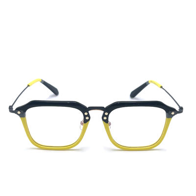 Giá tốt. BD124 Khách hàng khung màu Acetate khung kim loại với 142mm Temple Length trực tuyến