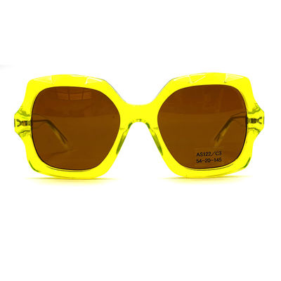 Giá tốt. Kính nắng khung axetat có phong cách hiện đại Ứng hình AS122 - CR 39 100% Bảo vệ tia UV, nhà máy ODM / OEM trực tuyến